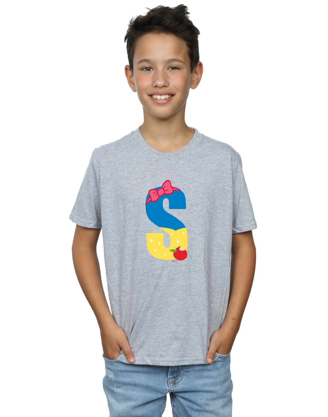 Disney Boys Alphabet S Is For Snow White T-Shirt - Picture 10 of 17