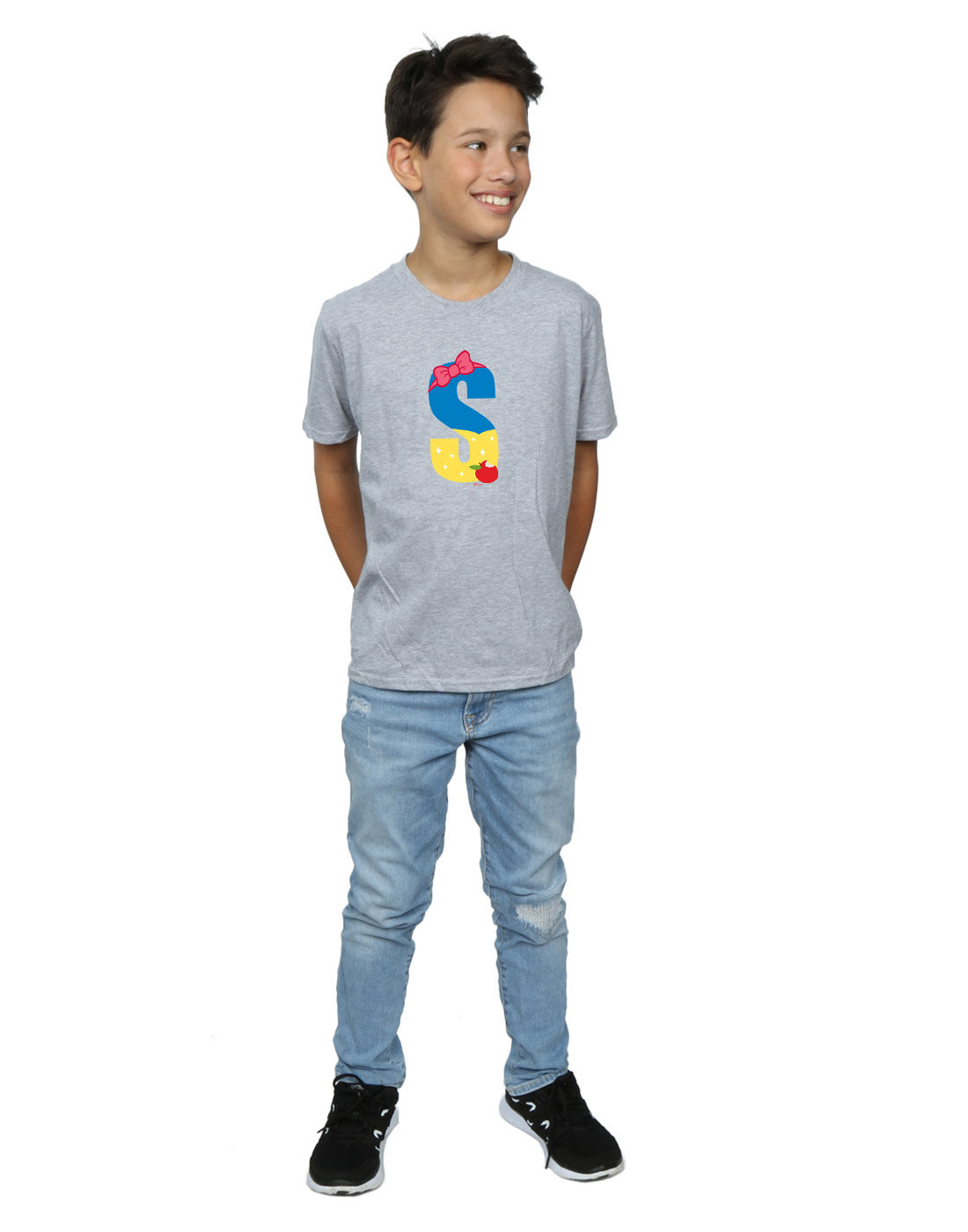 Disney Boys Alphabet S Is For Snow White T-Shirt - Picture 13 of 17