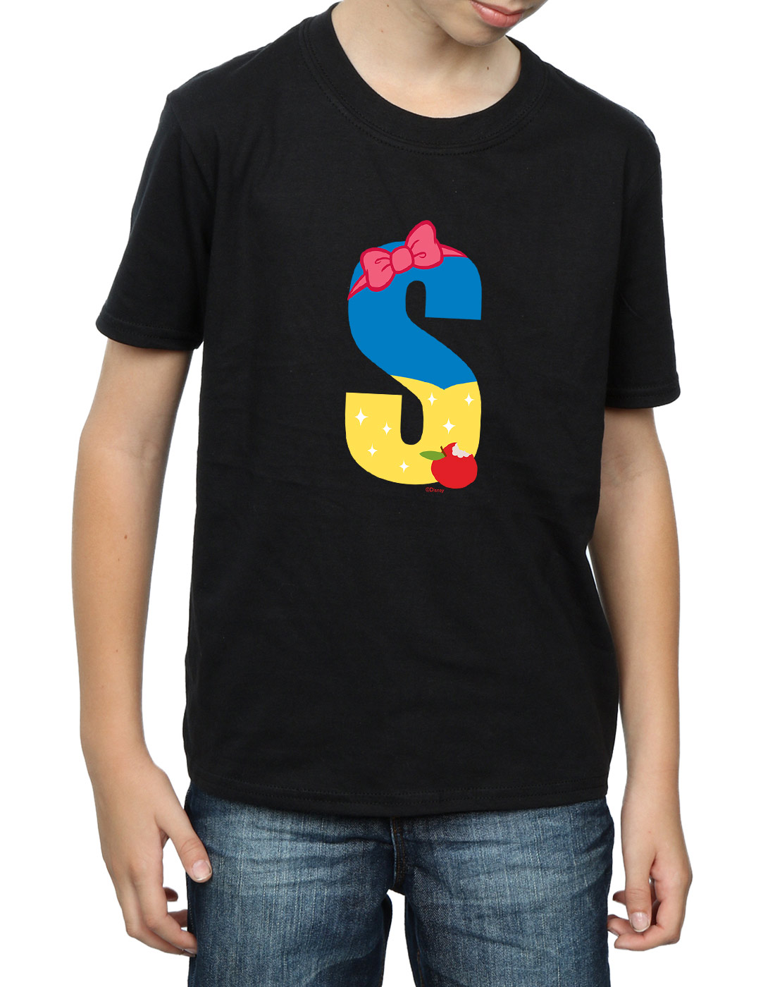 Disney Boys Alphabet S Is For Snow White T-Shirt - Picture 8 of 17