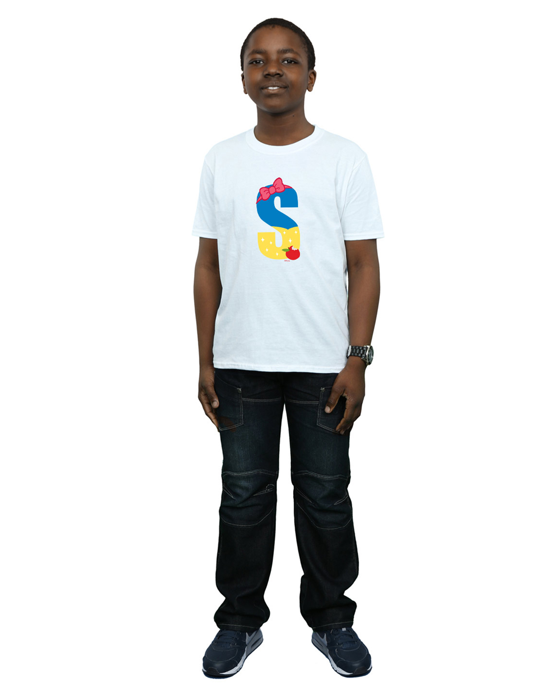 Disney Boys Alphabet S Is For Snow White T-Shirt - Picture 17 of 17