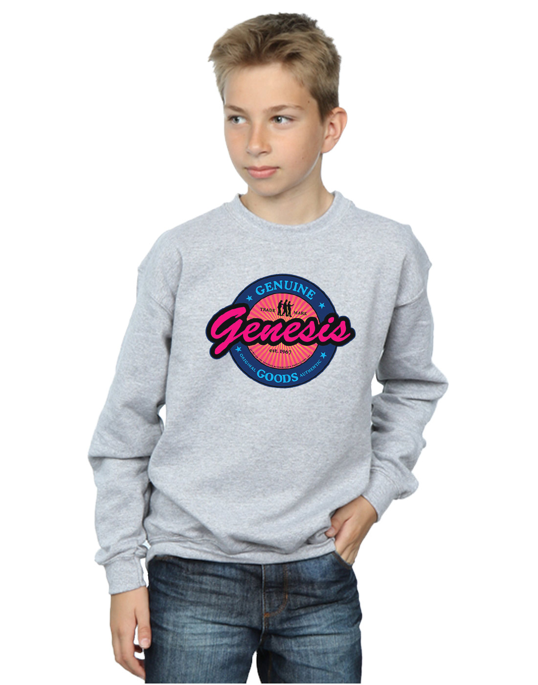 Genesis Boys Neon Logo Sweatshirt - Picture 10 of 13