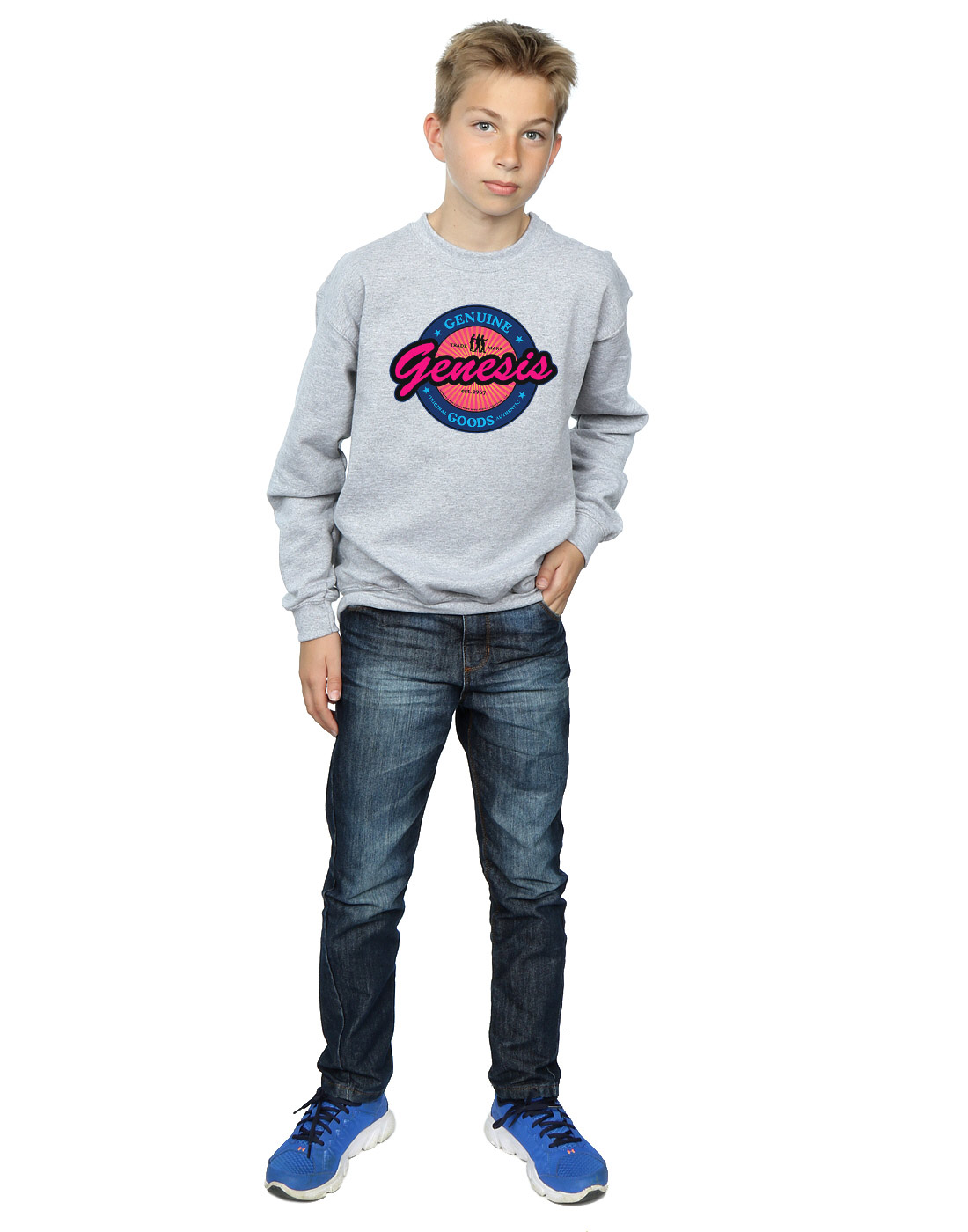 Genesis Boys Neon Logo Sweatshirt - Picture 13 of 13