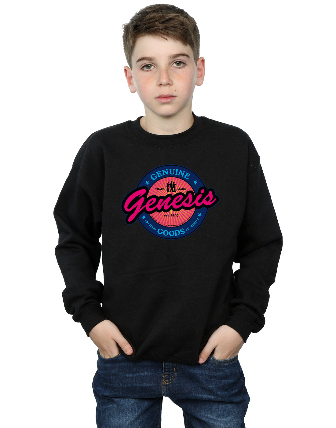 Genesis Boys Neon Logo Sweatshirt - Picture 6 of 13