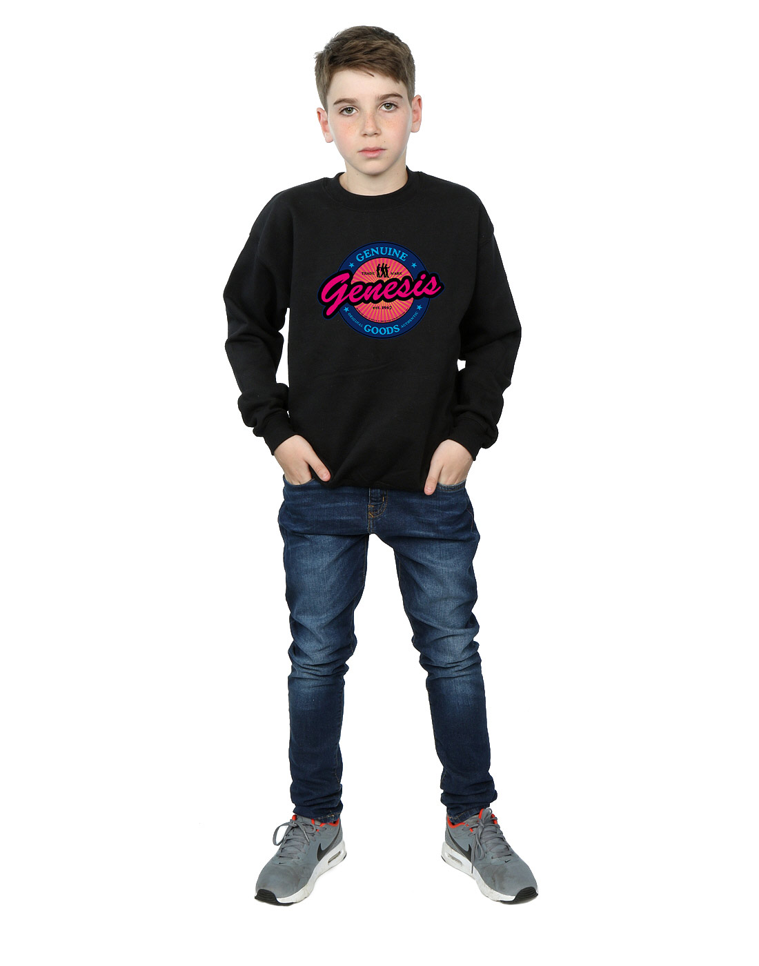Genesis Boys Neon Logo Sweatshirt - Picture 9 of 13