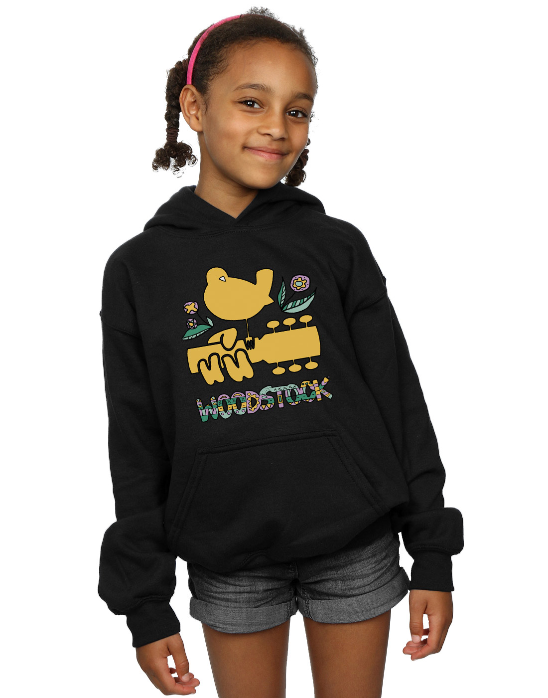 Woodstock Girls Bird Aztec Pattern Hoodie - Picture 4 of 7