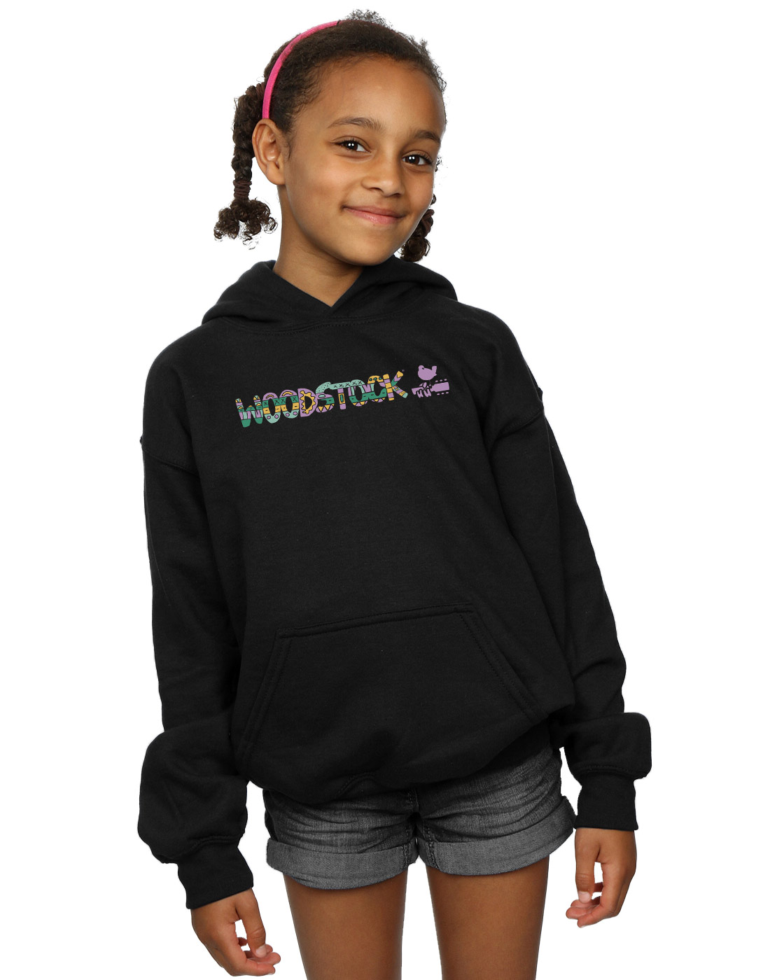 Woodstock Girls Aztec Logo Hoodie - Picture 4 of 7