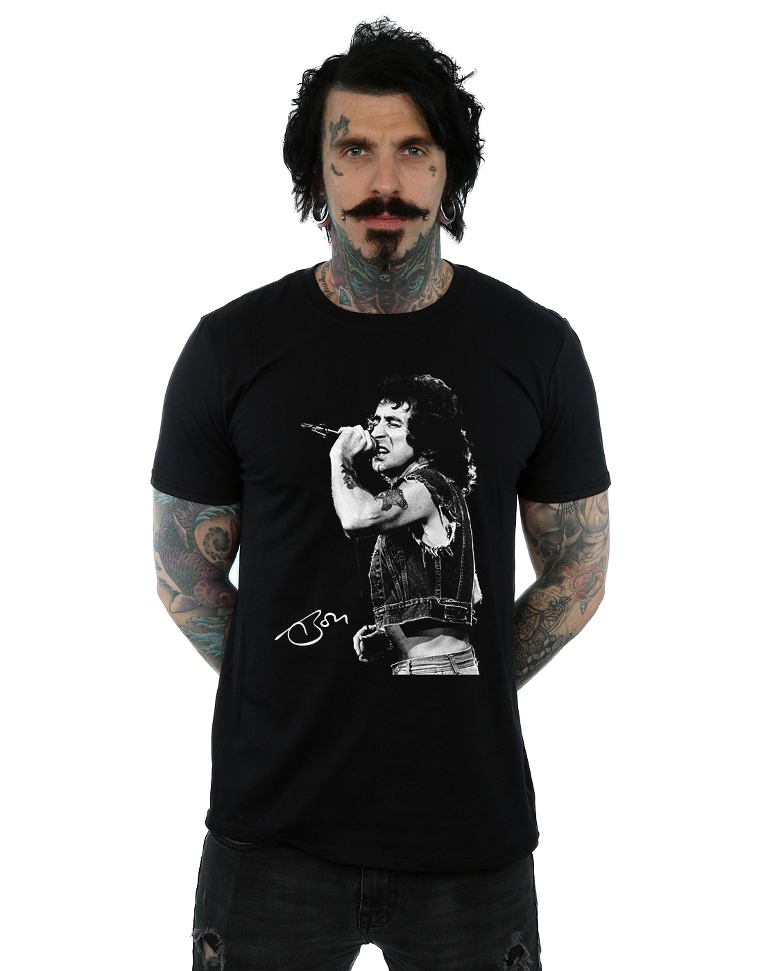 Bon Scott Men's Signed Photo T-Shirt - Bild 4 von 19