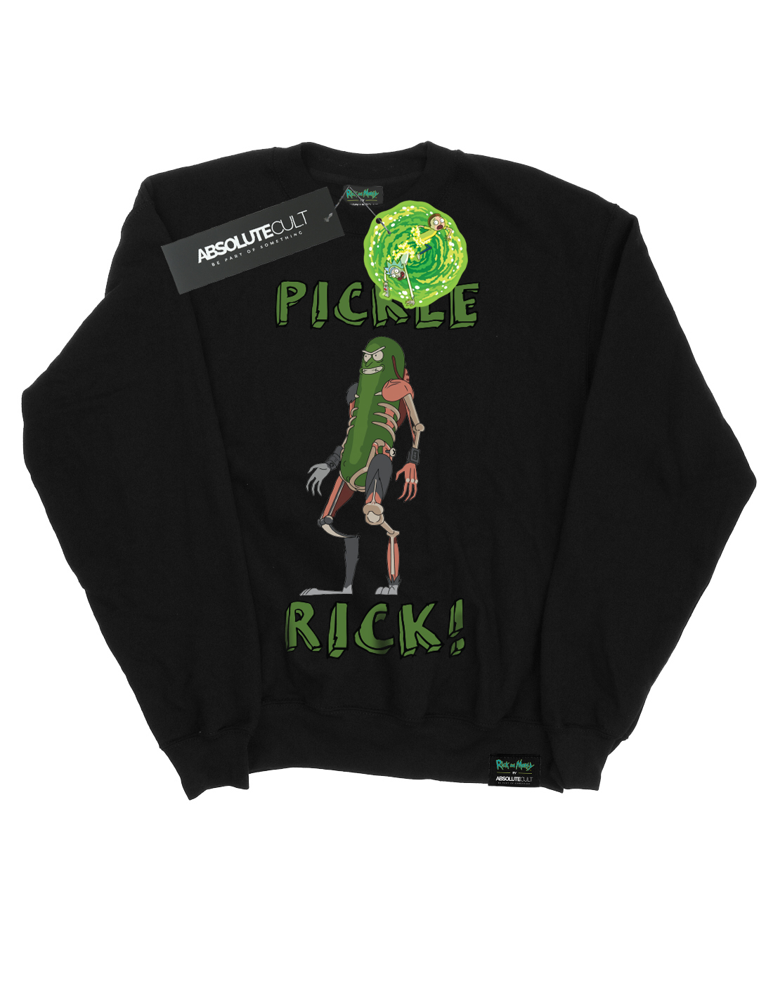 Absolute Cult hombre Rick And Morty Pickle Rick Camisa De Entrenamiento - Imagen 7 de 29