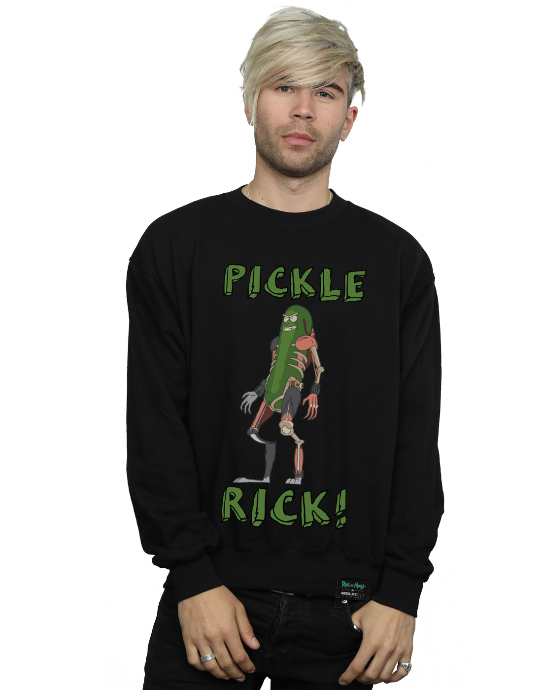Absolute Cult hombre Rick And Morty Pickle Rick Camisa De Entrenamiento - Imagen 6 de 29