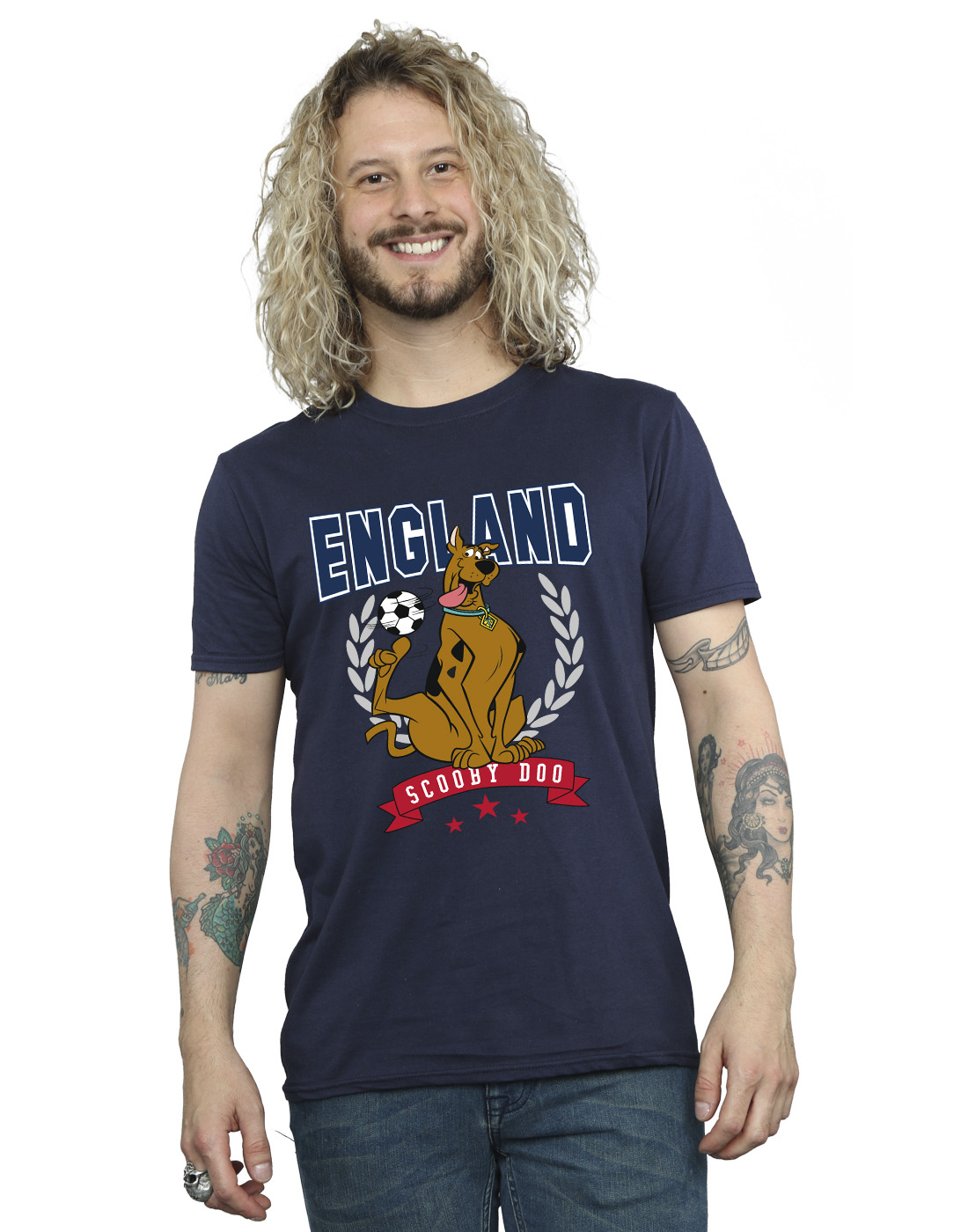 Scooby Doo Men's England Football T-Shirt - Bild 10 von 15