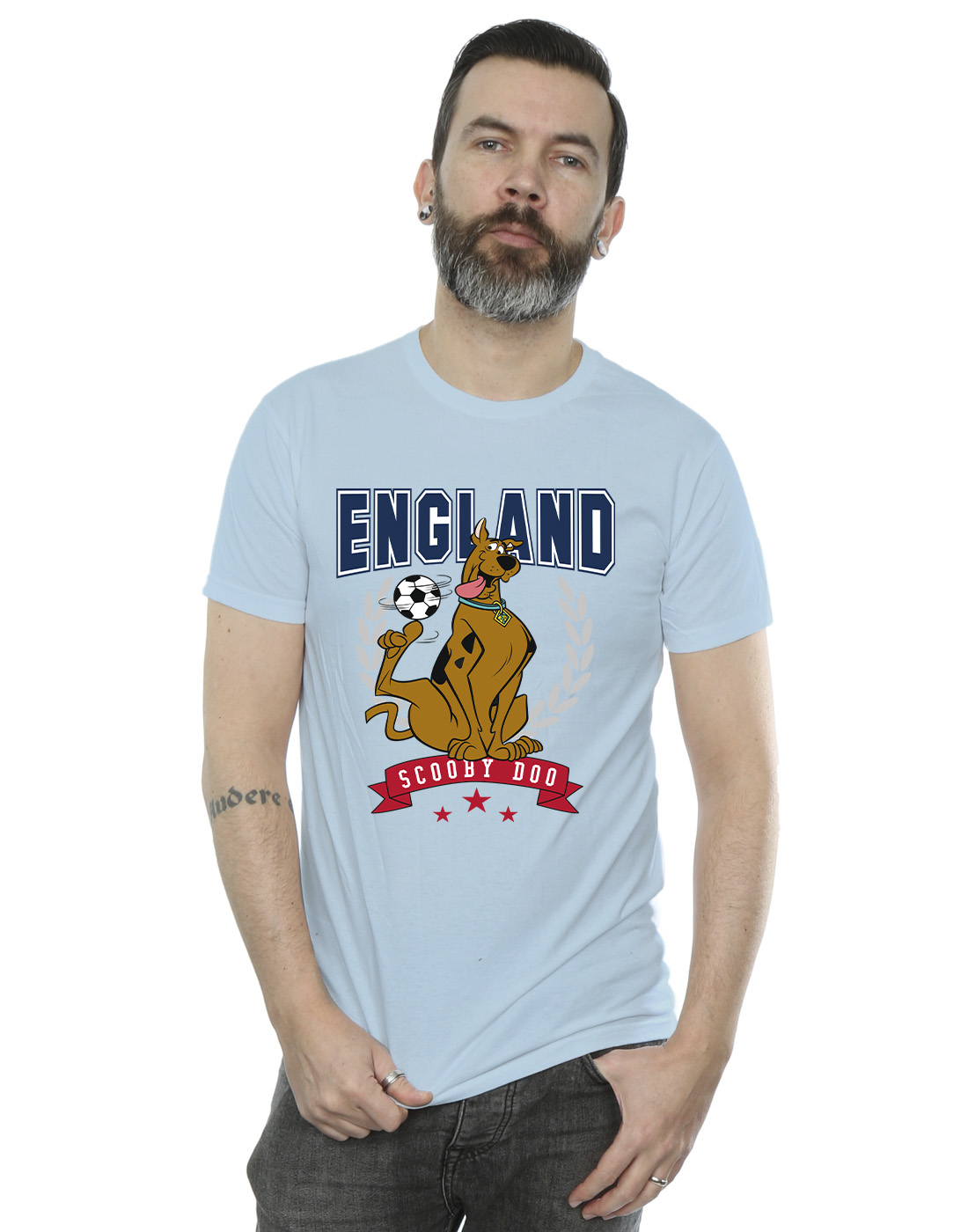 Scooby Doo Men's England Football T-Shirt - Bild 4 von 15