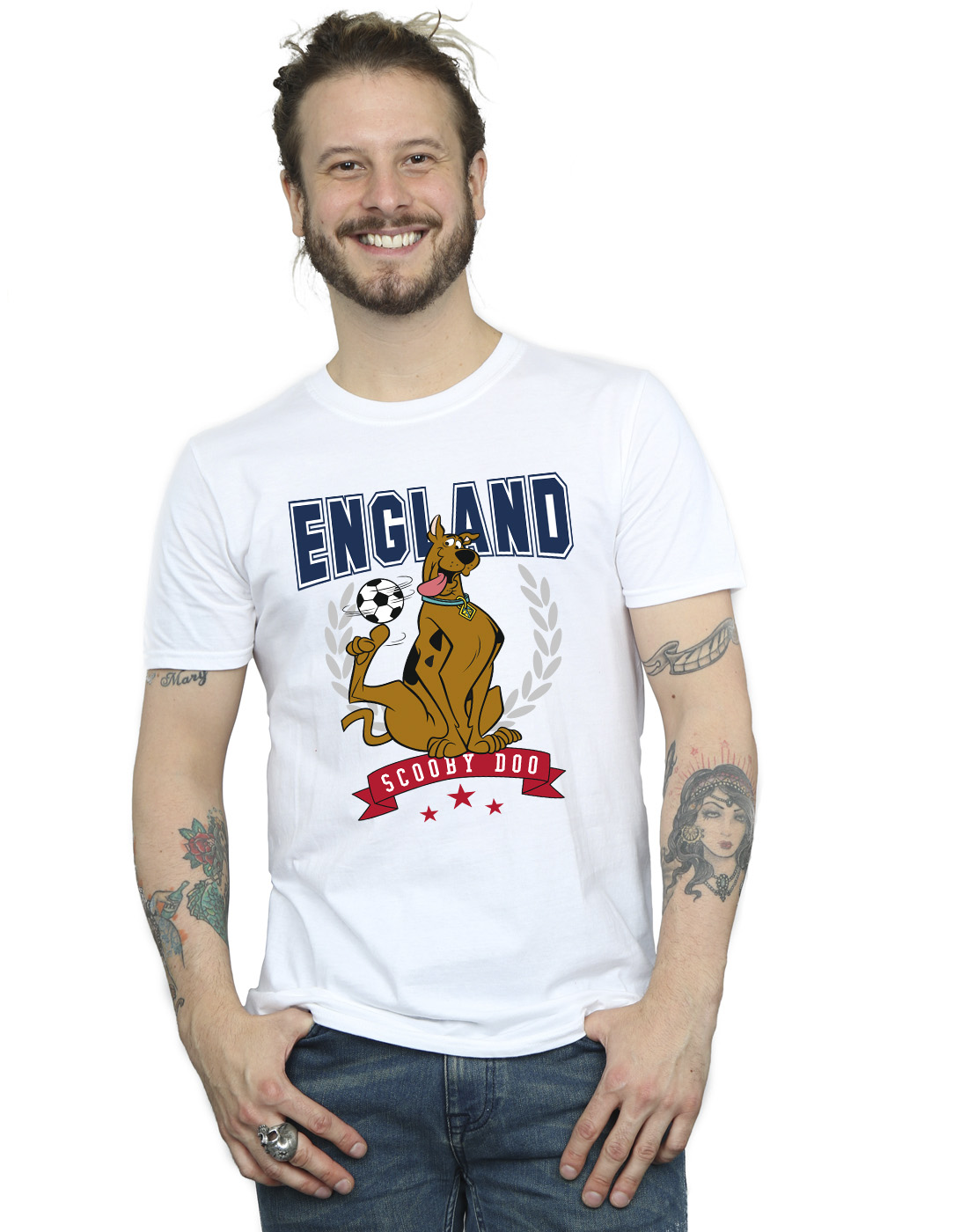 Scooby Doo Men's England Football T-Shirt - Bild 14 von 15