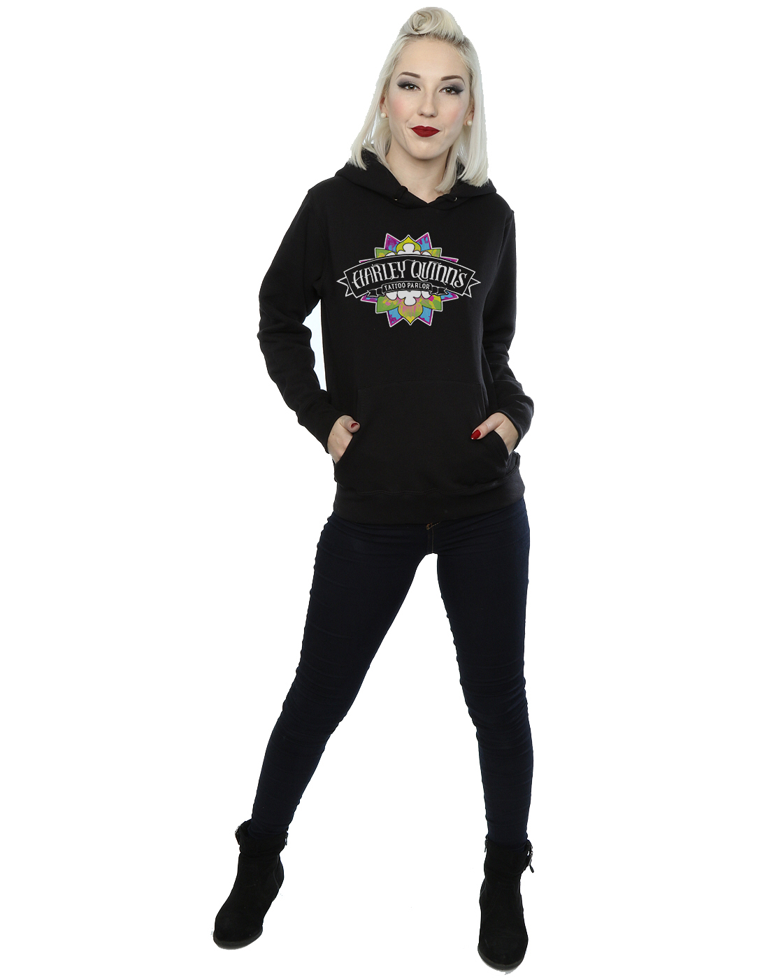 Squad Capuche Sweat Quinn Femme Harley Parlour Suicide Tattoo aP8qTww
