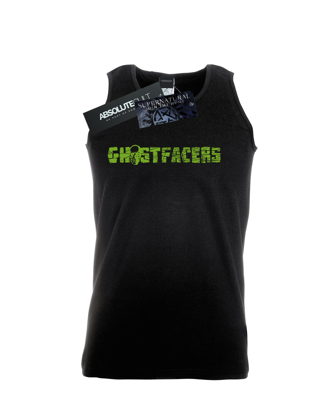 Supernatural Hombre Ghostfacers Logo Camiseta Sin Mangas - Imagen 7 de 7