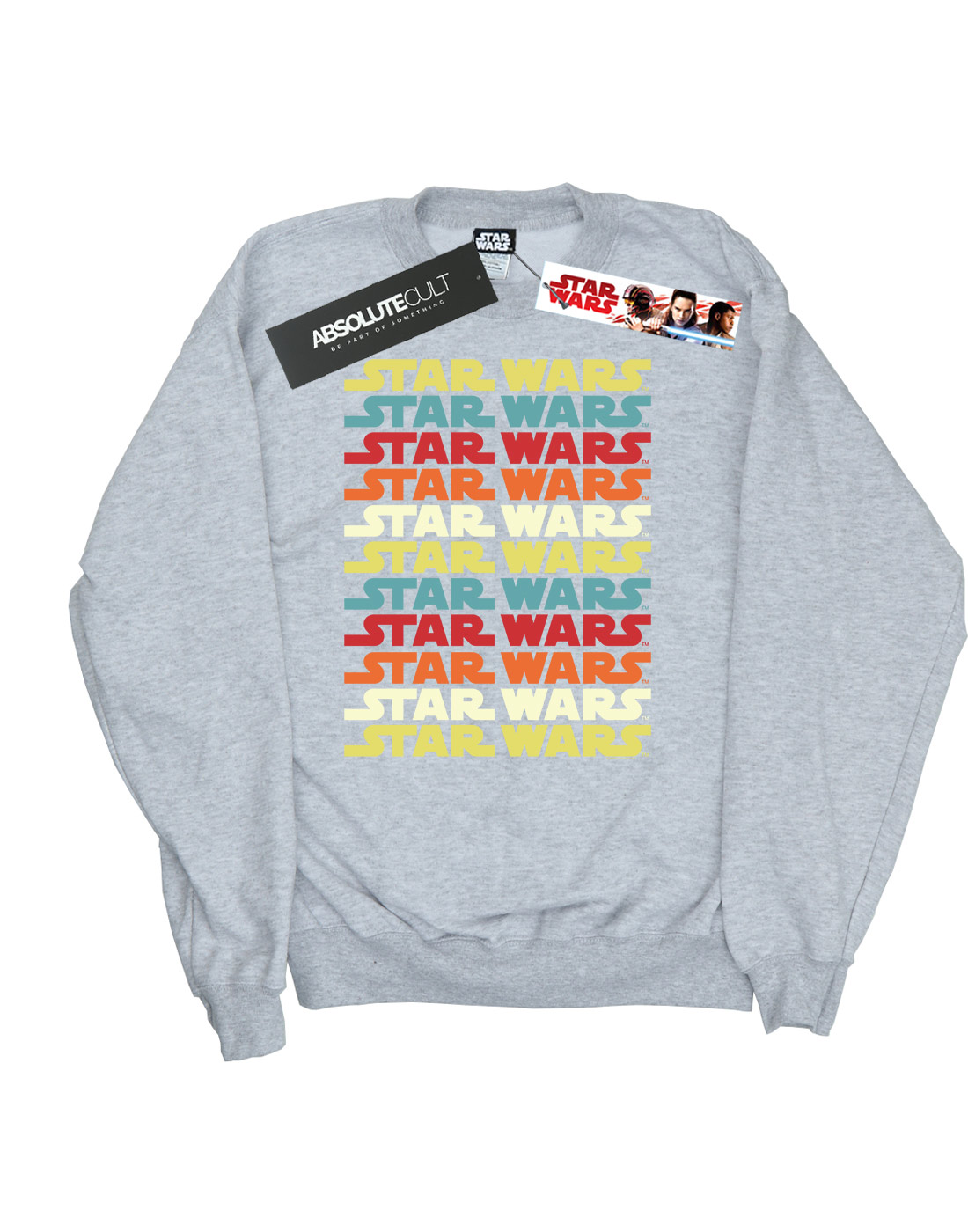 Star Wars Girls Retro Repeat Logo Sweatshirt