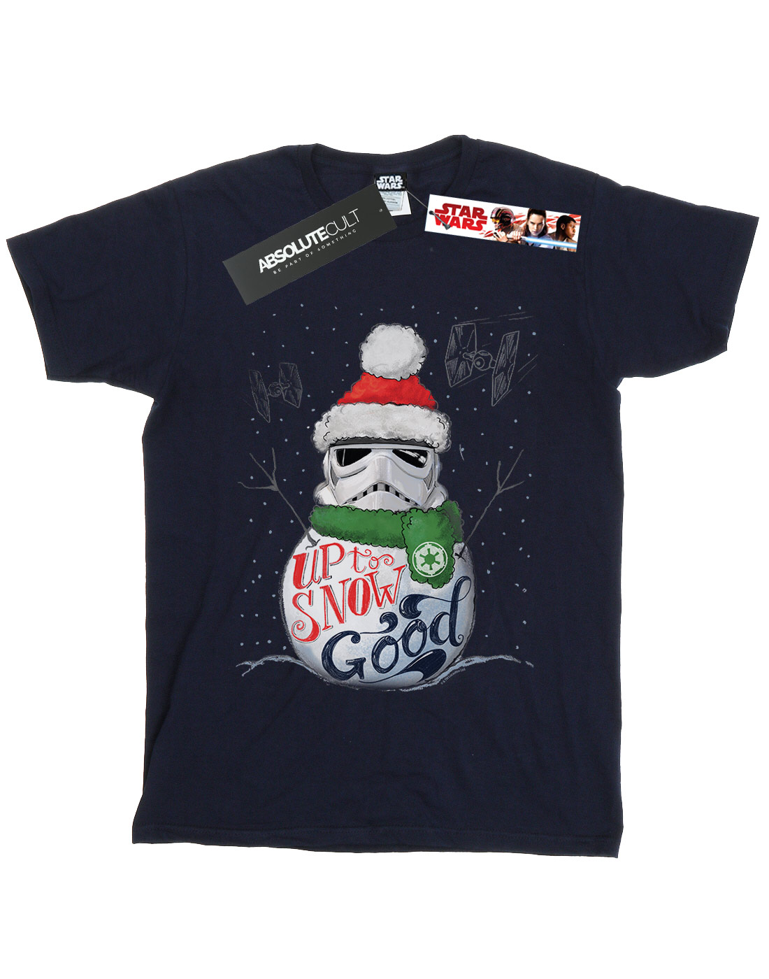 Star Wars Boys Stormtrooper Up To Snow Good T-Shirt - Picture 11 of 19