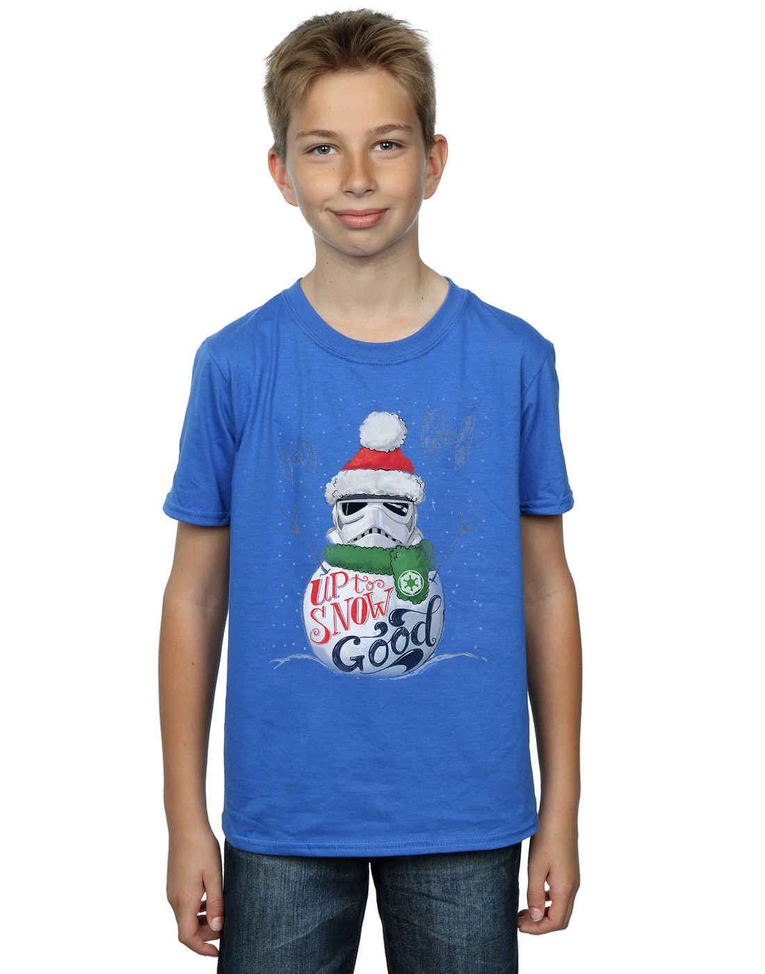 Star Wars Boys Stormtrooper Up To Snow Good T-Shirt - Picture 14 of 19