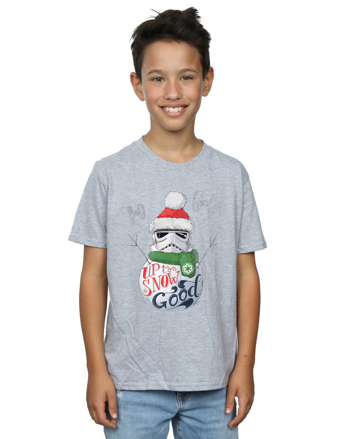 Star Wars Boys Stormtrooper Up To Snow Good T-Shirt - Picture 16 of 19