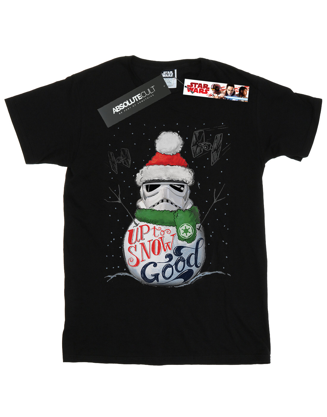 Star Wars Boys Stormtrooper Up To Snow Good T-Shirt - Picture 5 of 19