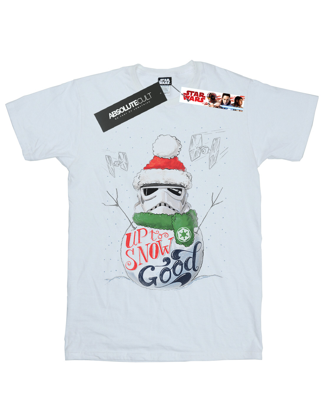 Star Wars Boys Stormtrooper Up To Snow Good T-Shirt - Picture 19 of 19