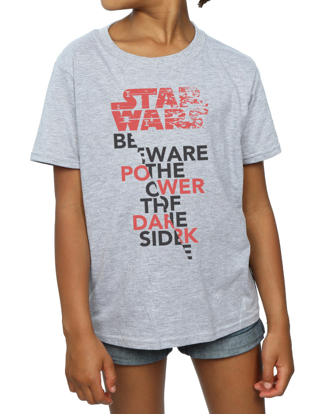 Star Wars Girls The Last Jedi Power Of The Dark Side T-Shirt - Picture 12 of 17