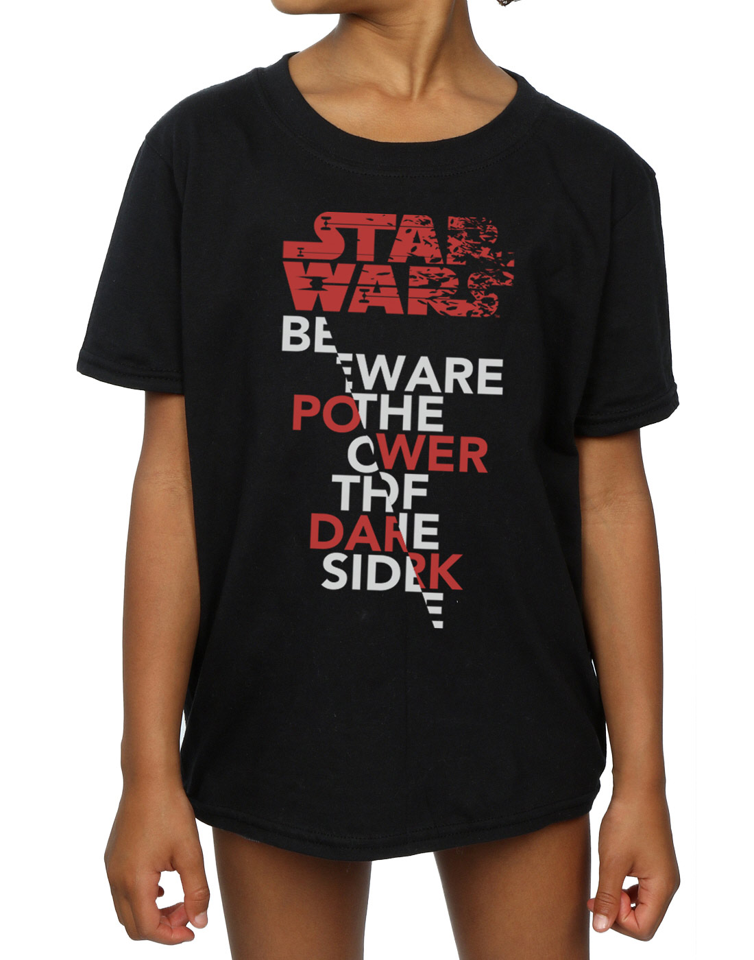 Star Wars Girls The Last Jedi Power Of The Dark Side T-Shirt - Picture 8 of 17