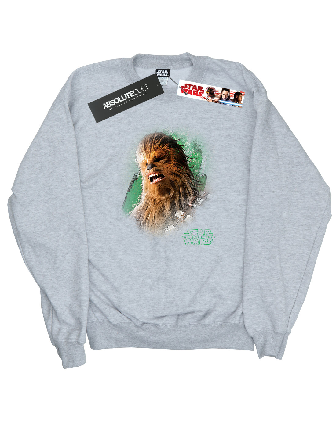Star Wars Herren The Last Jedi Chewbacca Brushed Sweatshirt - Bild 11 von 13
