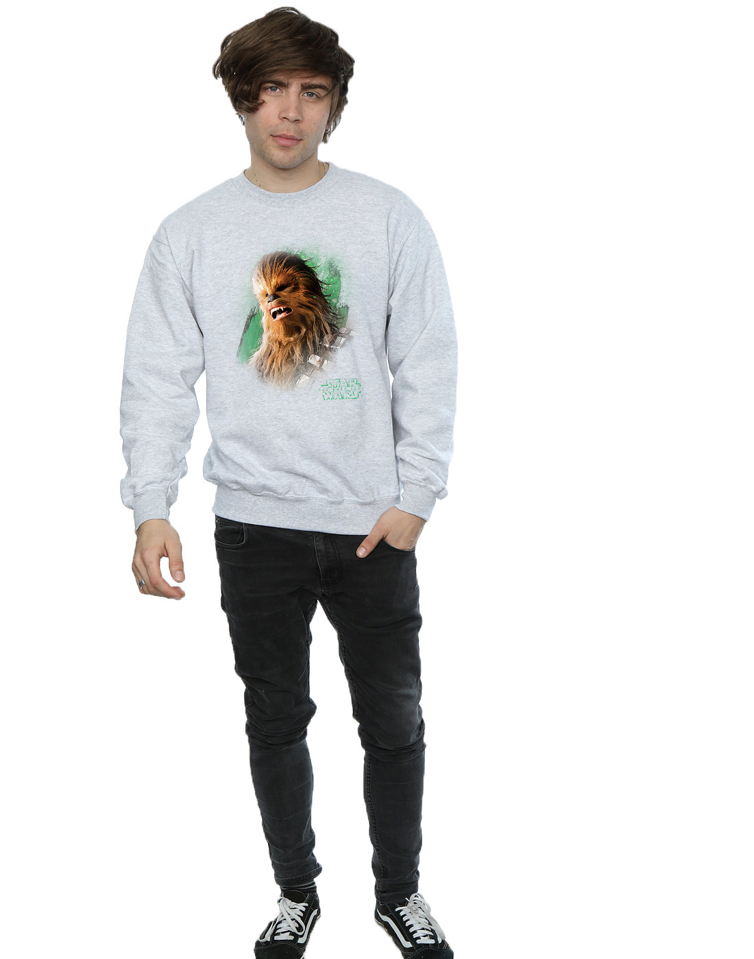 Star Wars Herren The Last Jedi Chewbacca Brushed Sweatshirt - Bild 13 von 13