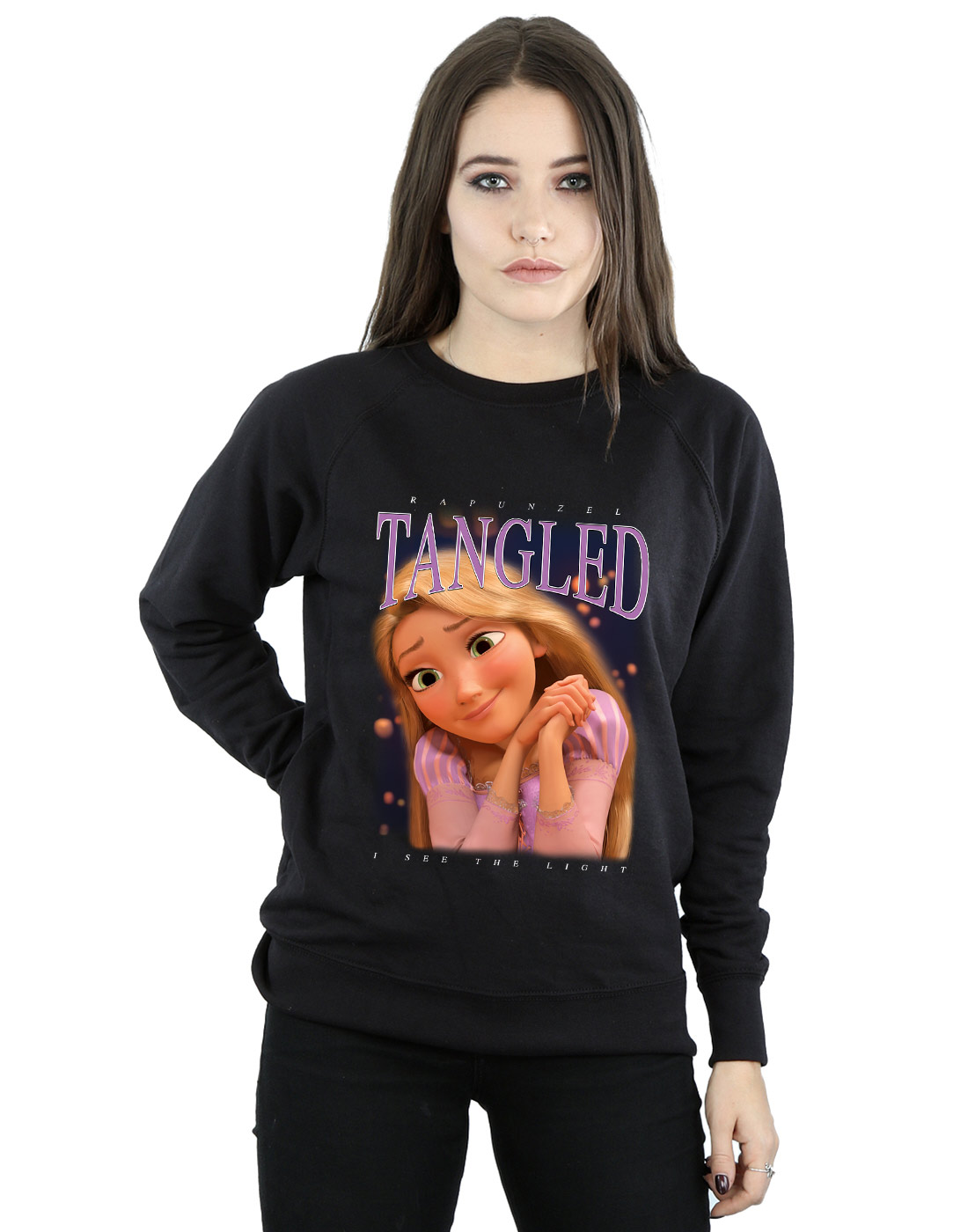 Disney Donna Rapunzel Tangled Felpa Montage TRwqTBrZ