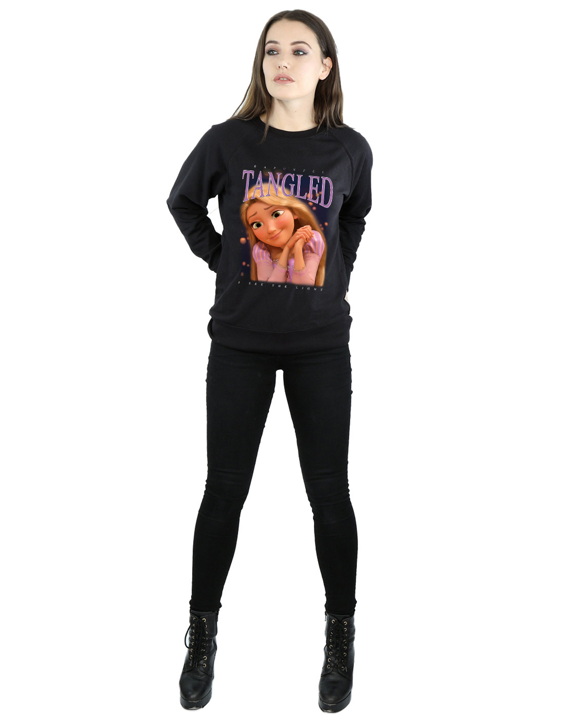 Disney Donna Rapunzel Tangled Felpa Montage TRwqTBrZ