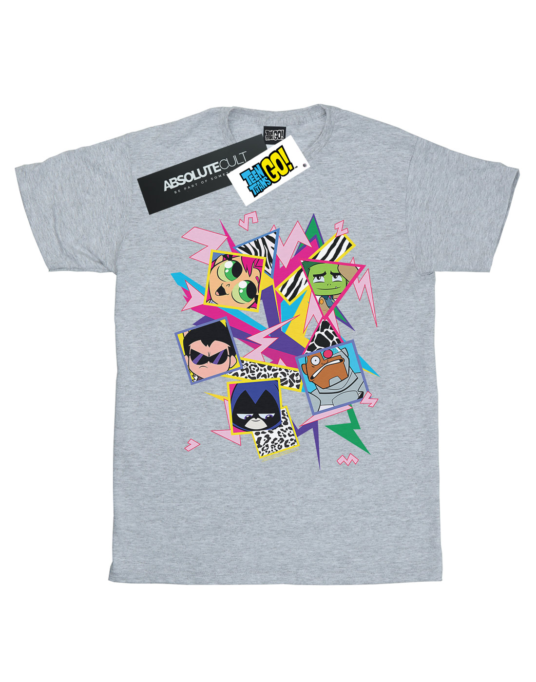DC Comics Hombre Teen Titans Go 80s Icons Camiseta - Imagen 7 de 9