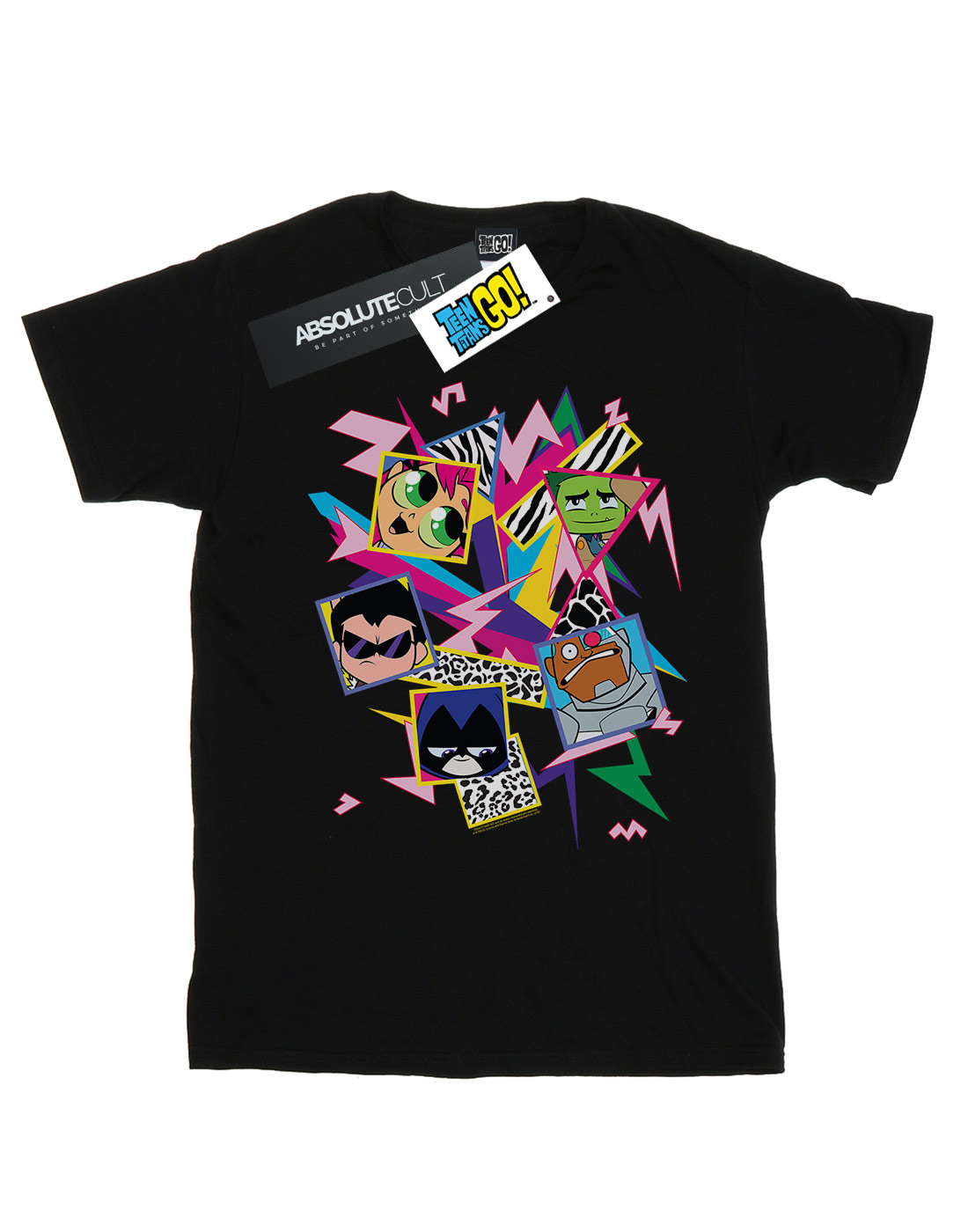 DC Comics Hombre Teen Titans Go 80s Icons Camiseta - Imagen 9 de 9