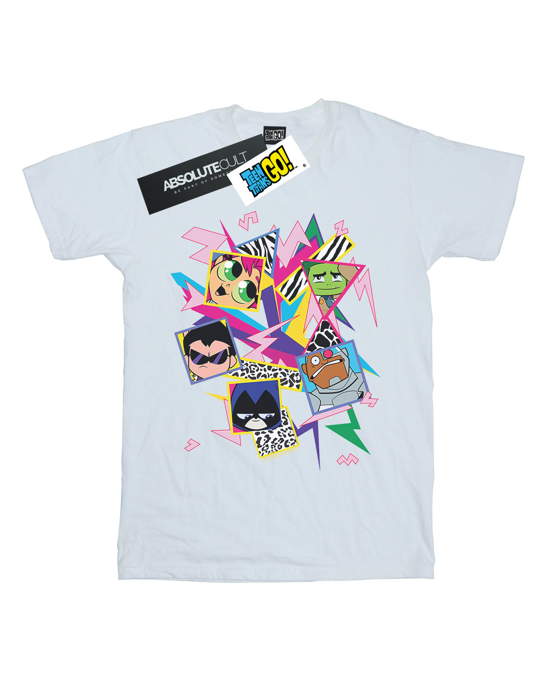 DC Comics Hombre Teen Titans Go 80s Icons Camiseta - Imagen 5 de 9