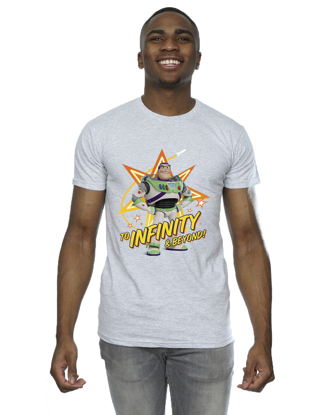 Disney Men's Toy Story Buzz To Infinity T-Shirt - Picture 8 of 11