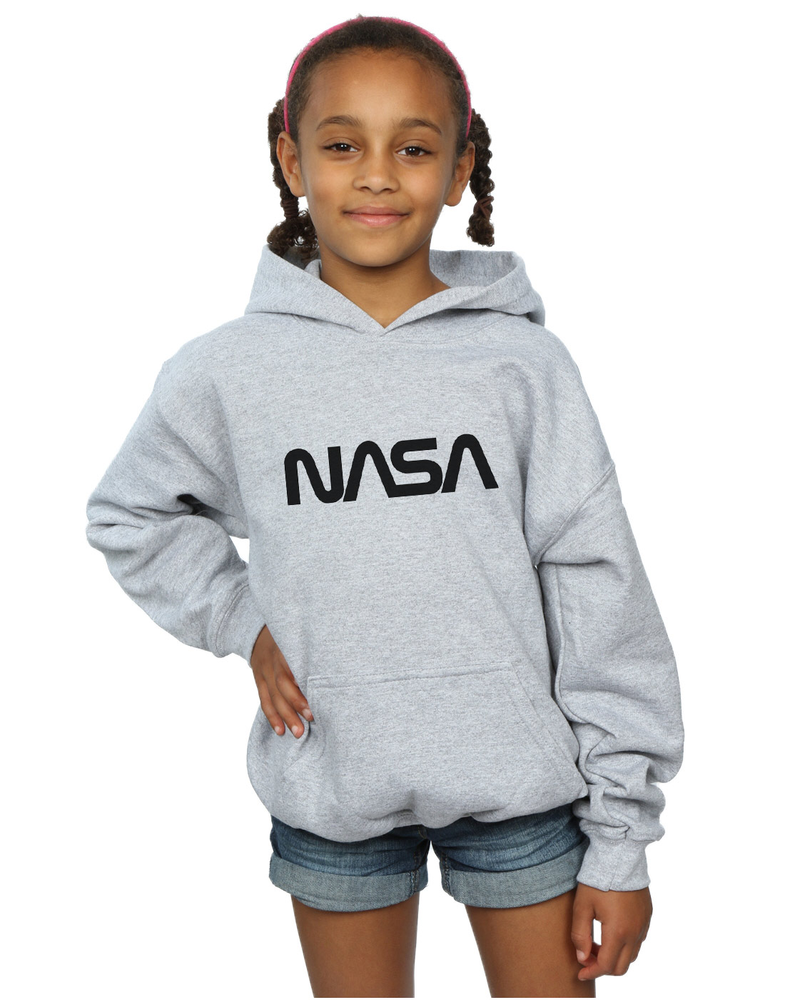 NASA Niñas Modern Logo Capucha - Imagen 11 de 18