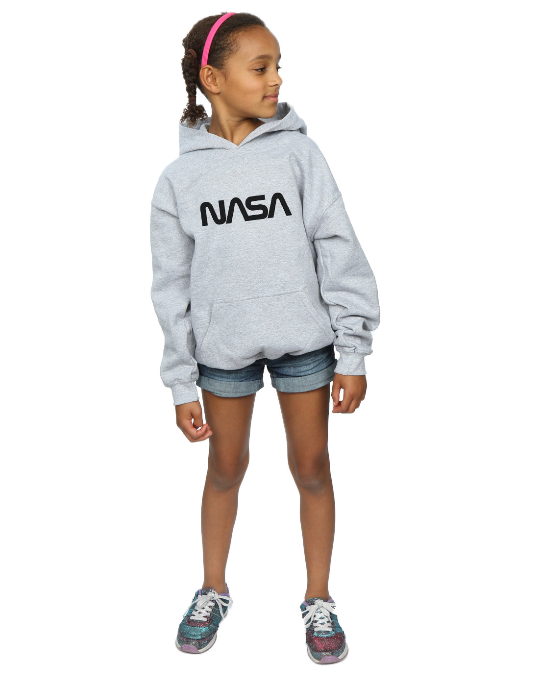 NASA Niñas Modern Logo Capucha - Imagen 14 de 18
