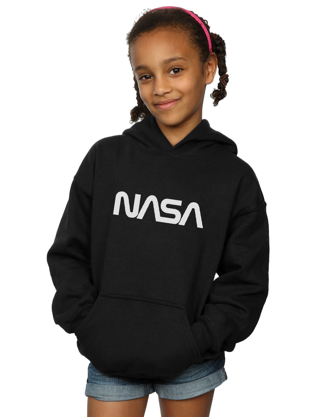 NASA Niñas Modern Logo Capucha - Imagen 15 de 18