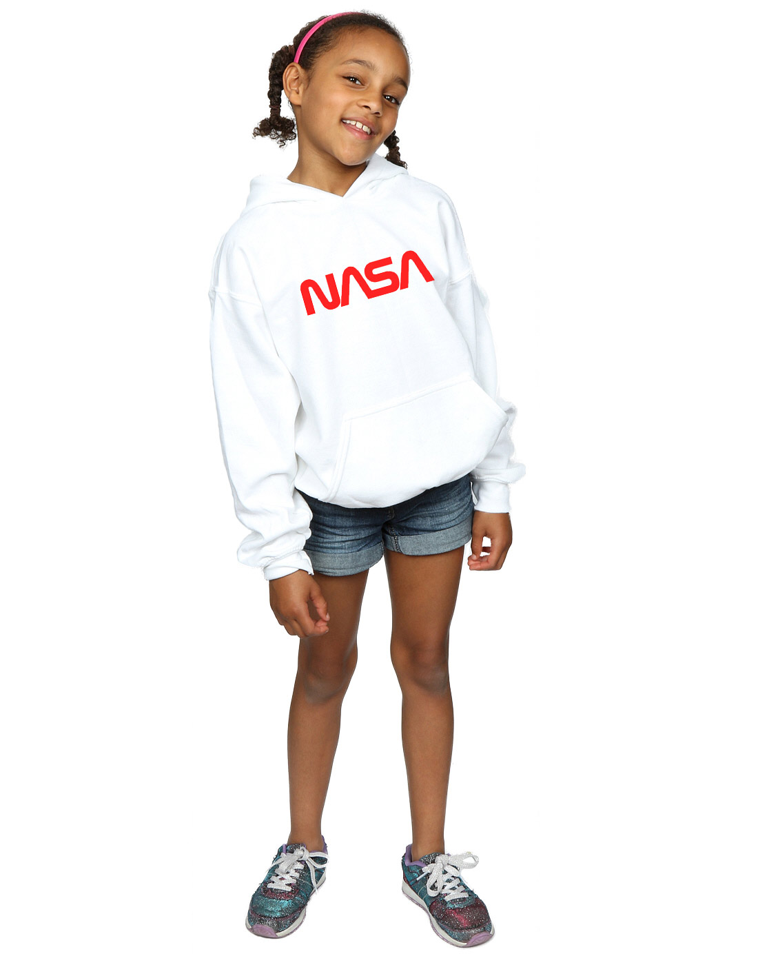 NASA Niñas Modern Logo Capucha - Imagen 10 de 18