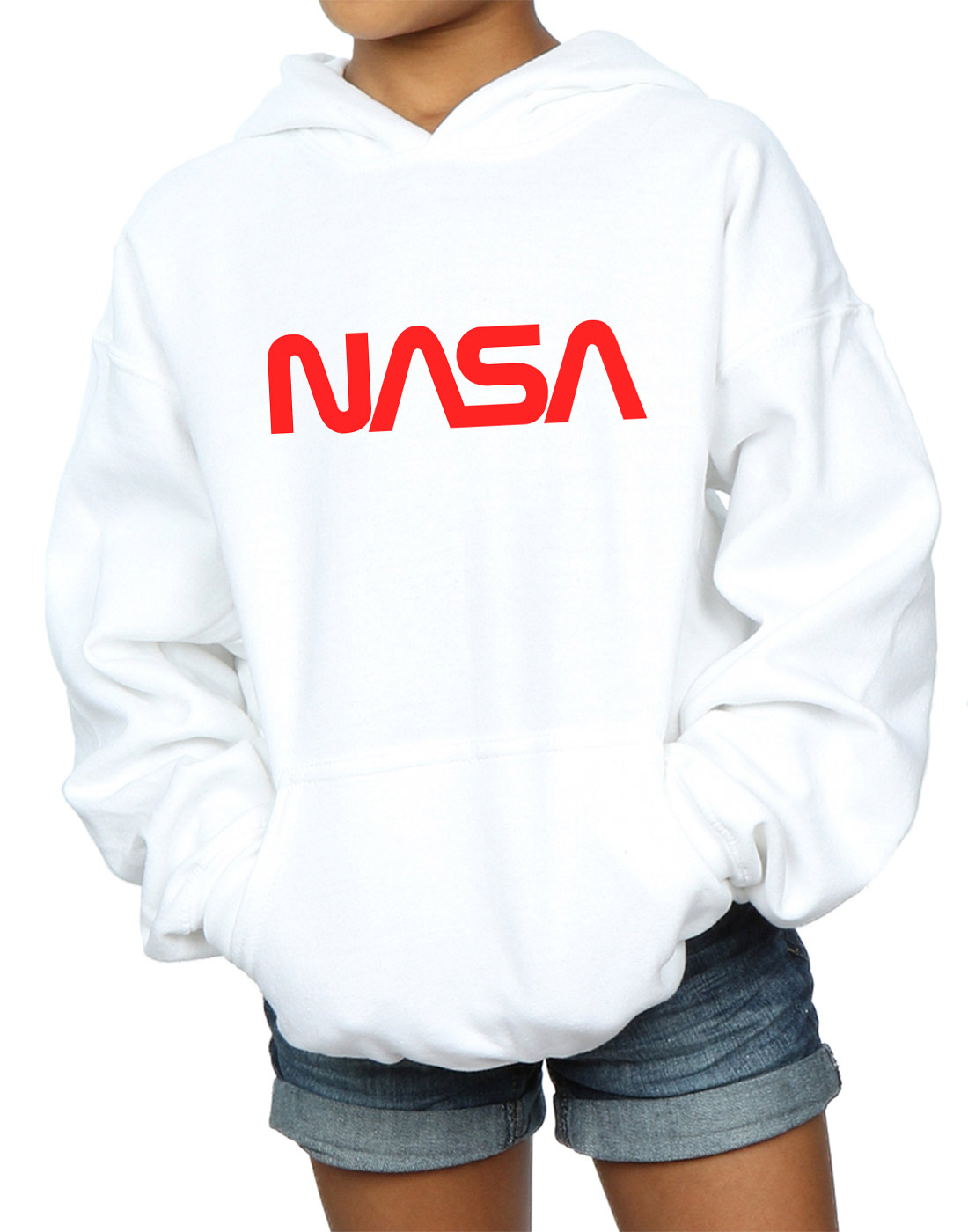 NASA Niñas Modern Logo Capucha - Imagen 9 de 18