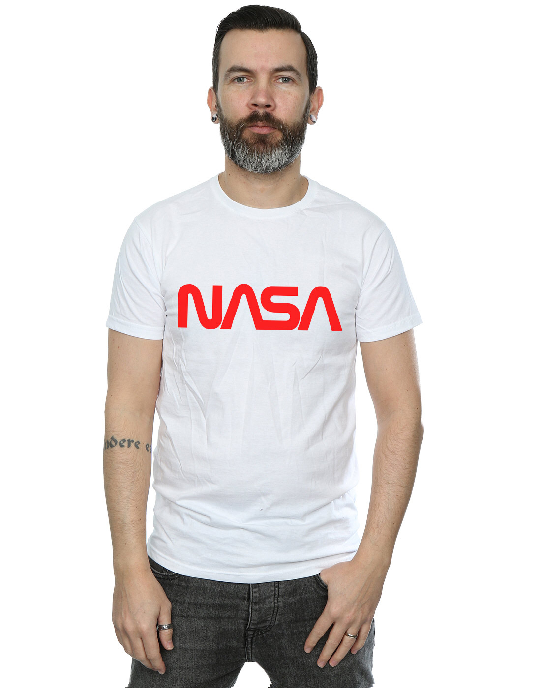 NASA Hombre Modern Logo Camiseta - Imagen 7 de 18