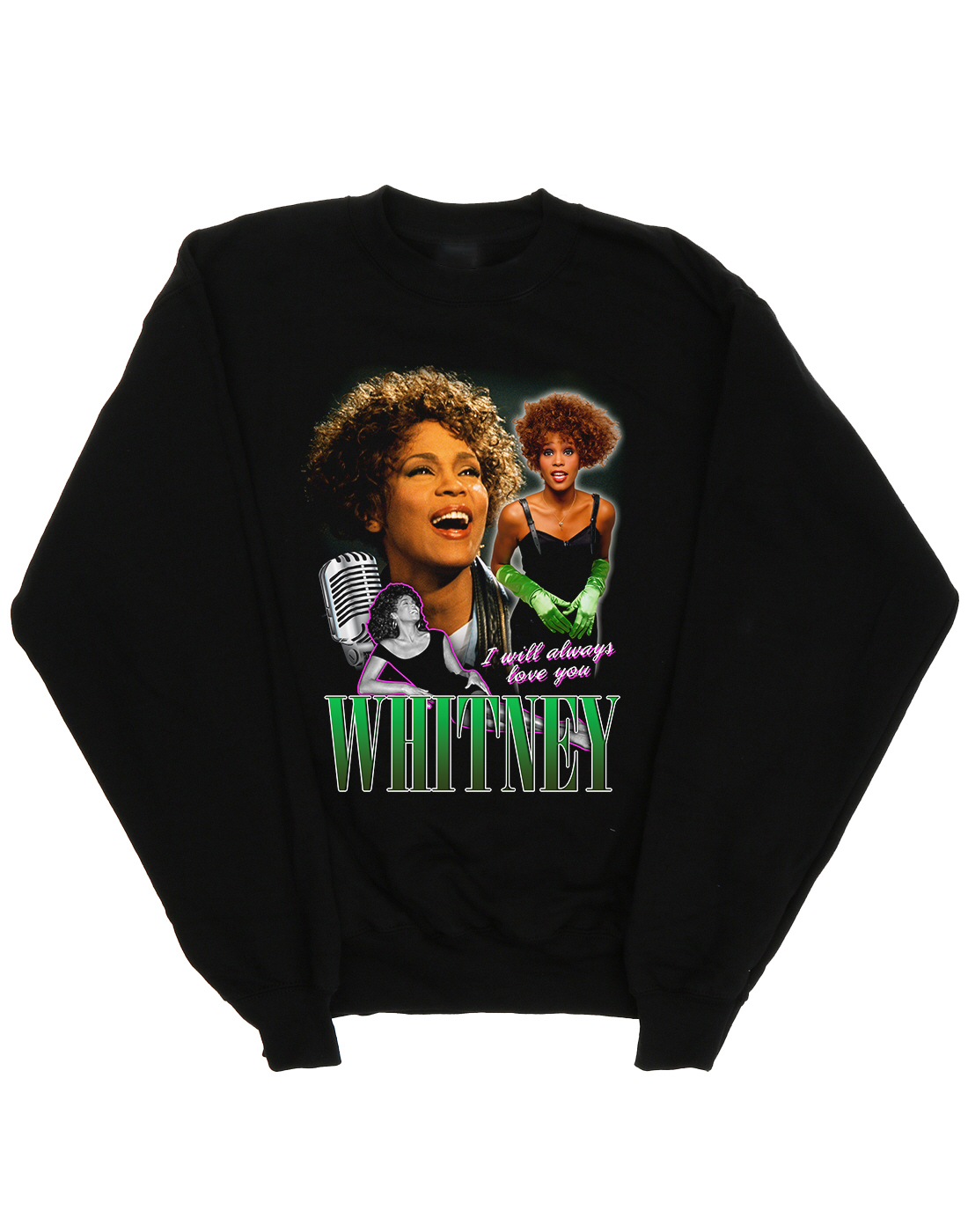 Whitney Houston Girls I Will Always Love You Homage Sweatshirt - Picture 5 of 13