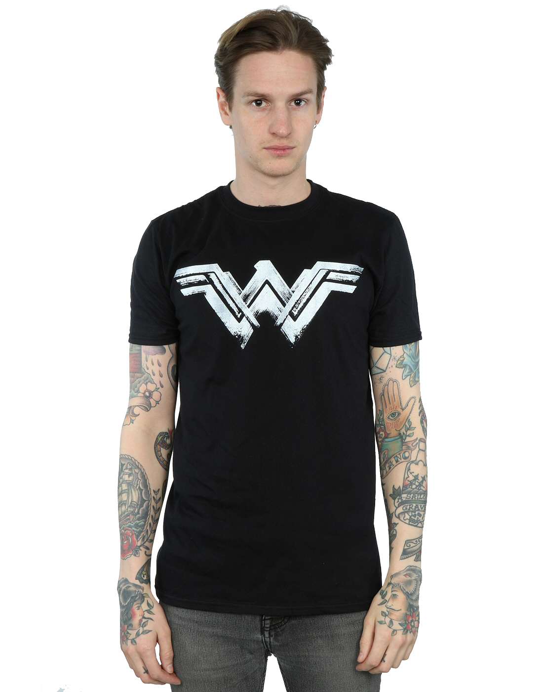 men's wonder woman logo t shirt