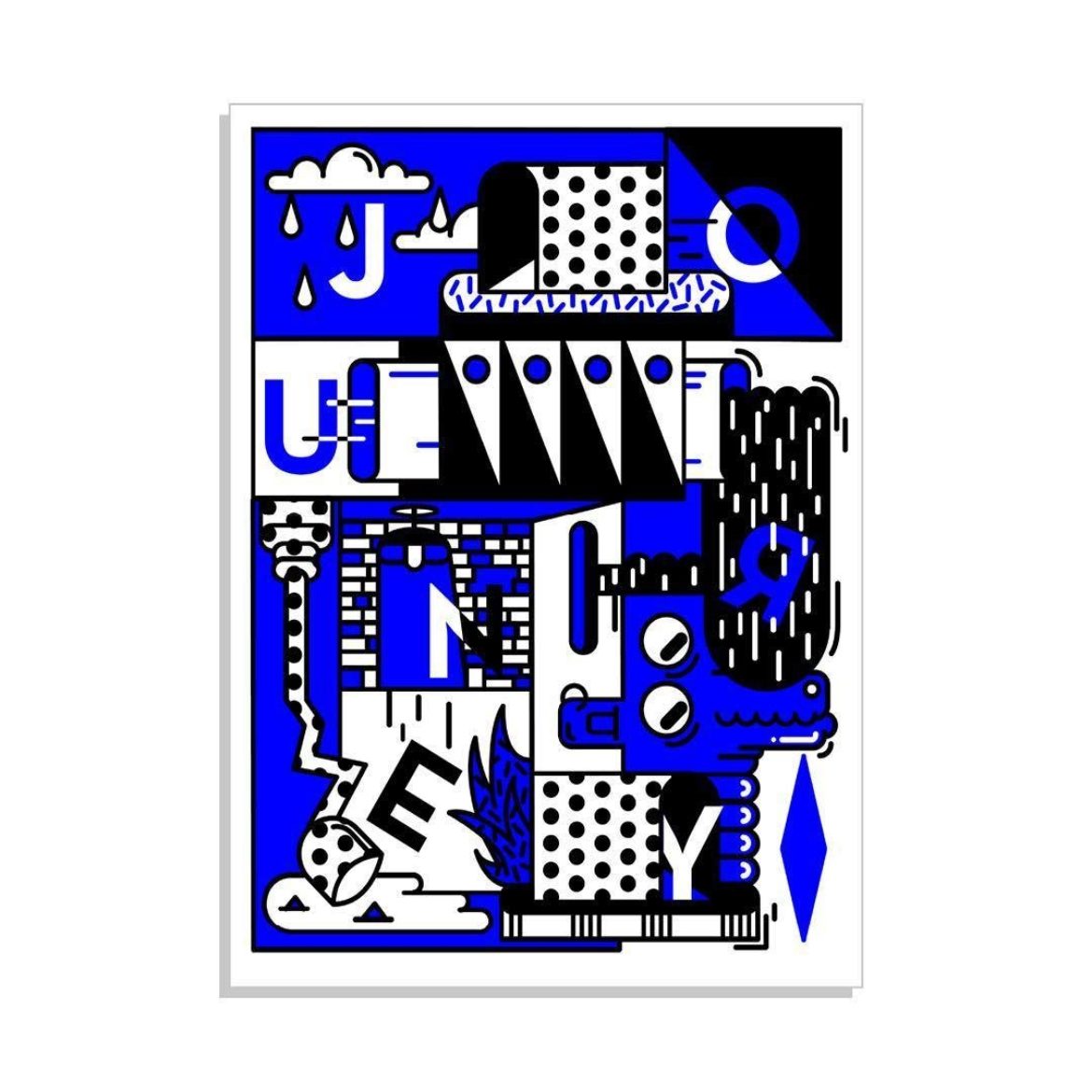 A City Made By People Bucharest Illustrative Community Poster Jam Journey By Radu Qtefan @cracklez