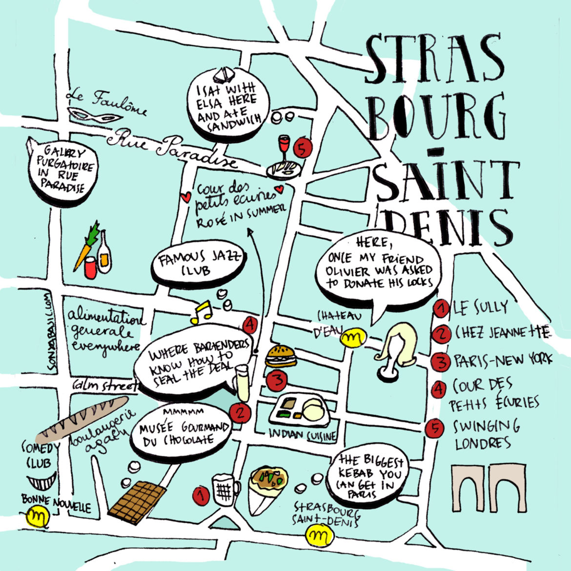 A City Made By People Magic Wand Baguette Paris France Lauren Strasbourg Saint Denis Print