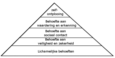 Maslow behoefte