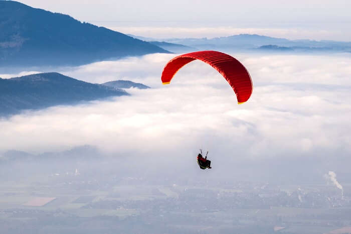 Paragliding as a test