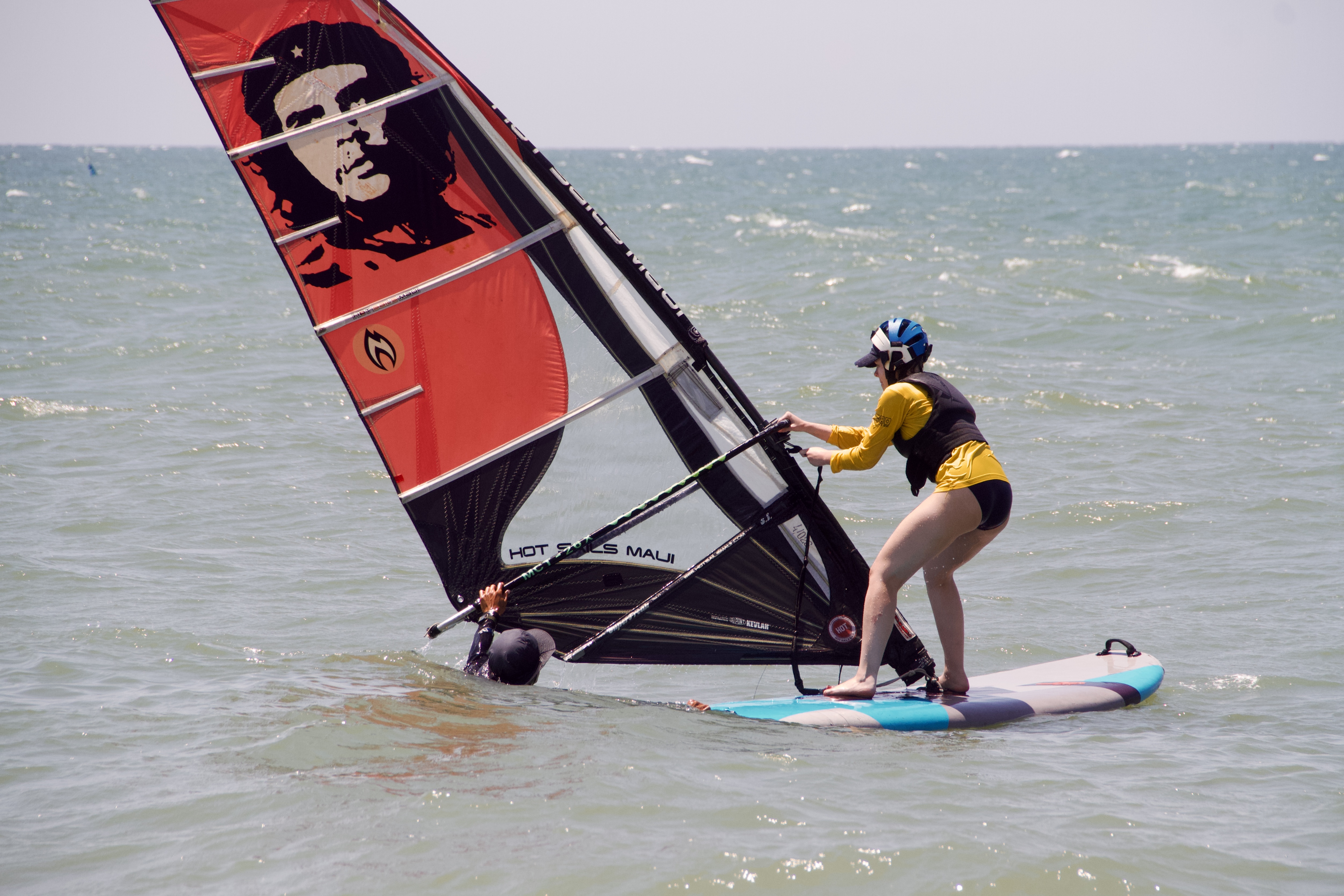 Windsurfing lesson