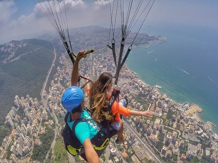 Jounieh Lebanon Paragliding