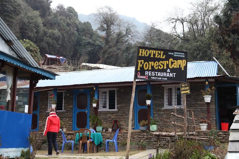 Tea House in the Himalayas