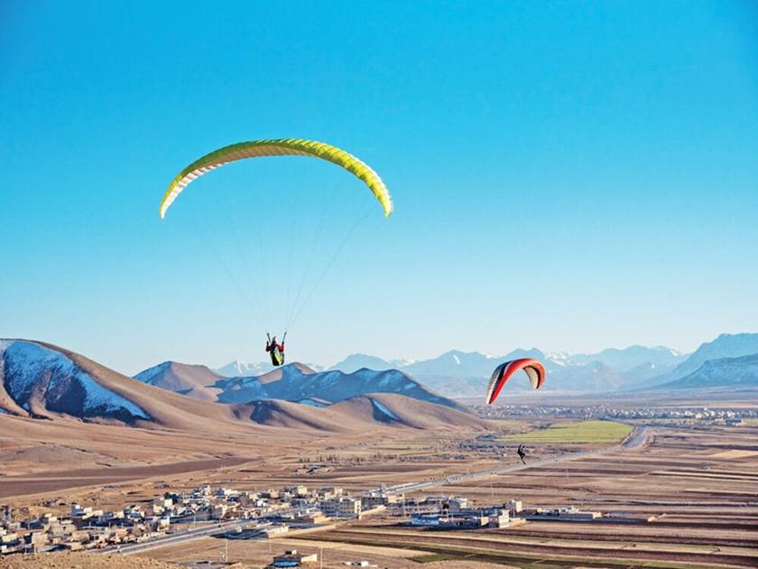 Alborz Mountains Iran Paragliding